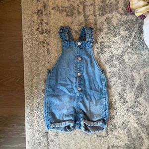Perfect condition baby girl overalls